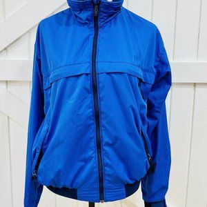 Patagonia M Blue Windbreaker Full Zip Jacket Pocke